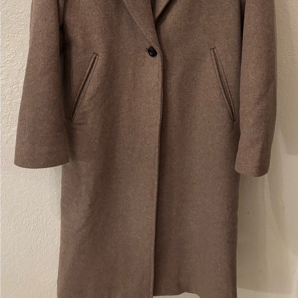 Abercrombie & Fitch Classic Brown Pea Coat - Picture 3 of 7